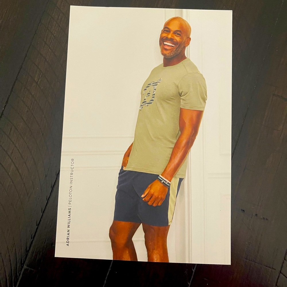 Peloton instructor card Adrian Williams NEW RARE